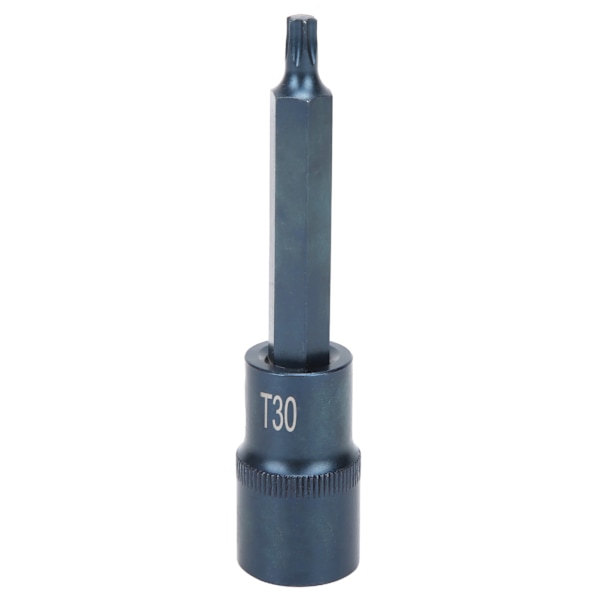 Socket Bit Star S2 Legert stål Elektrisk hurtignøkkelverktøy Maskinvare Blueing Blister 1/2X100XT30