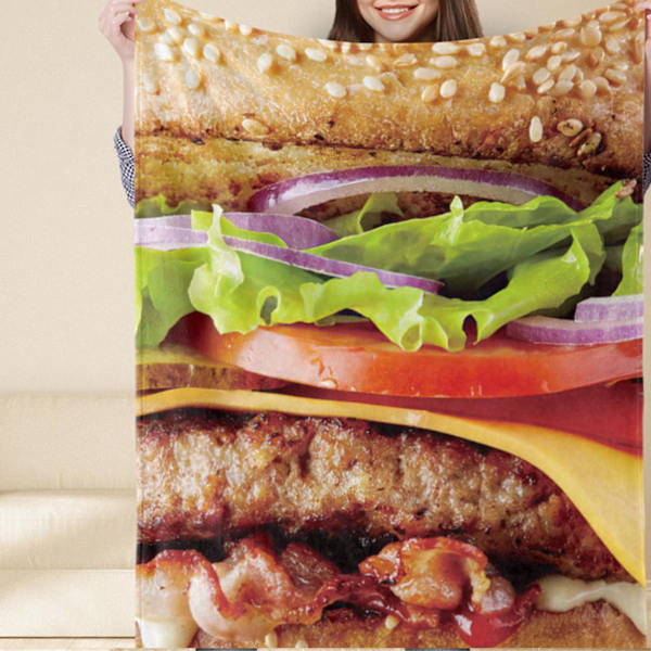 Polyester tæppe blødt letvægts tæppe komfortabelt multifunktionelt til hjemmet 150x200cm/4.92x6.56ft