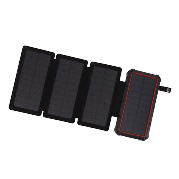 20000mAh Solcellsladdare Utomhus USB C Fällbar Solcellsladdare Powerbank för Smartphones Surfplattor A20000