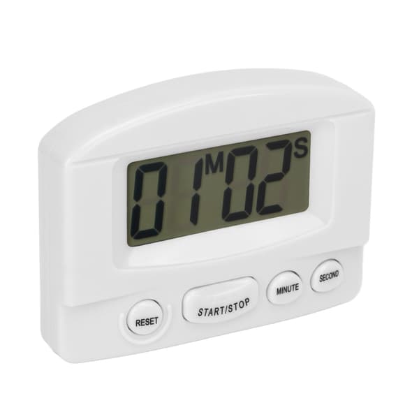Köksklocka Hög Volym Tid Upp och Nedräkning Magnetisk Design Multifunktionell Digital Klocktimer Vit