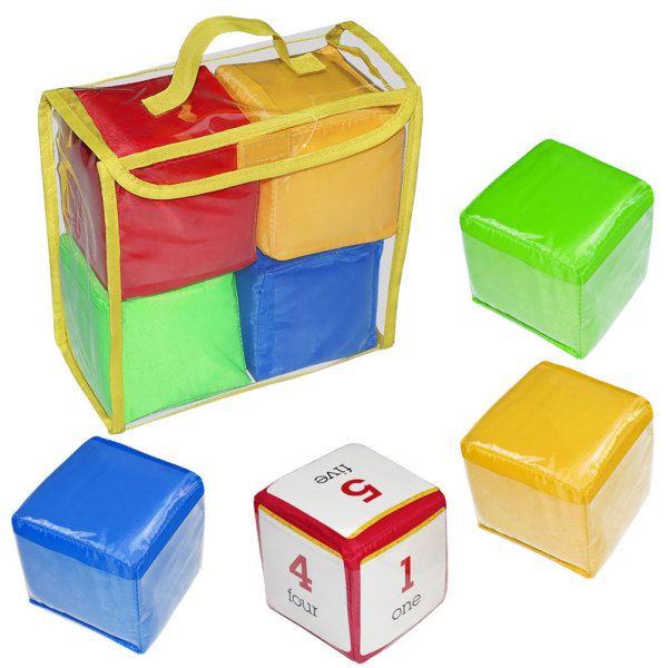 Färgglada skumstapelblock - DIY-pedagogiska leksaker för barn