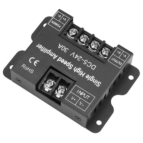 DC5-24V 30A Enkeltfarvet LED Signalforstærker til Lysstrimmel RGB LED Controller