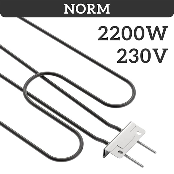 Elektrisk grill kompatibel med Weber 66631 Weber Q140 Q1400 grill erstatningsvarmeelementer