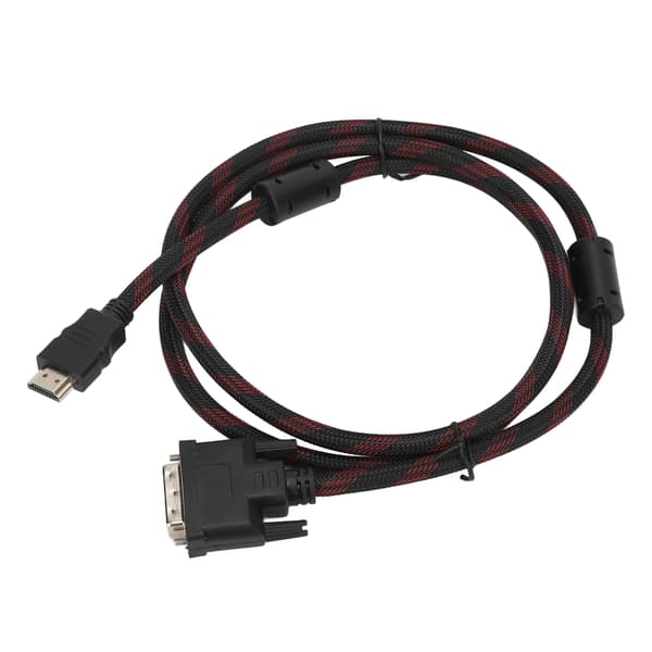 HD Multimedia Interface till DVI-kabel DVI 24+1 till HD Multimedia Interface-kabel för Raspberry Pi 1,4m/4,6ft