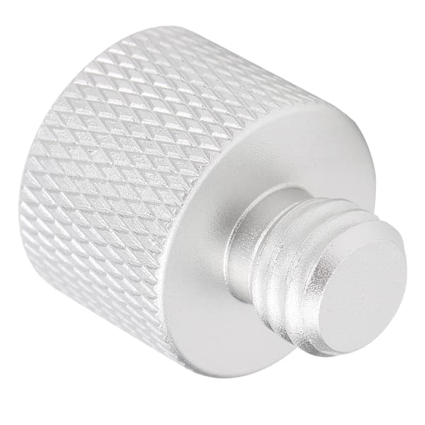Mikrofonstativ Adapter 5/8 Tommer Hun til 3/8 Tommer Han Skruegevind Adapter til Mikrofonstativ Montering Sølv