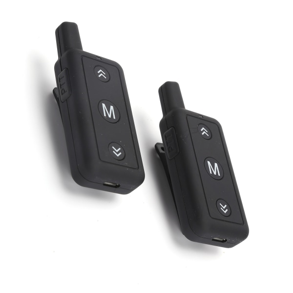 1 par mini walkie talkies lang række bærbar tovejs radio til indkøbscenter Hotel RestaurantV109