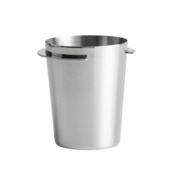 Ruostumattomasta teräksestä valmistettu annostelukuppi: 58 mm kahvin annostelukuppi jauheen syöttöosa espressokoneeseen, kahvin portafilter-lisävarusteet - jauheen syöttöosa, hopea
