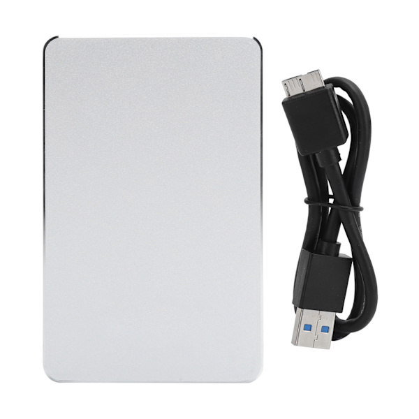 Yvonne 2.5in USB3.0 Harddisk Drive Bærbar Ekstern Mobil HDD Computer Tilbehør Sølv 320GB