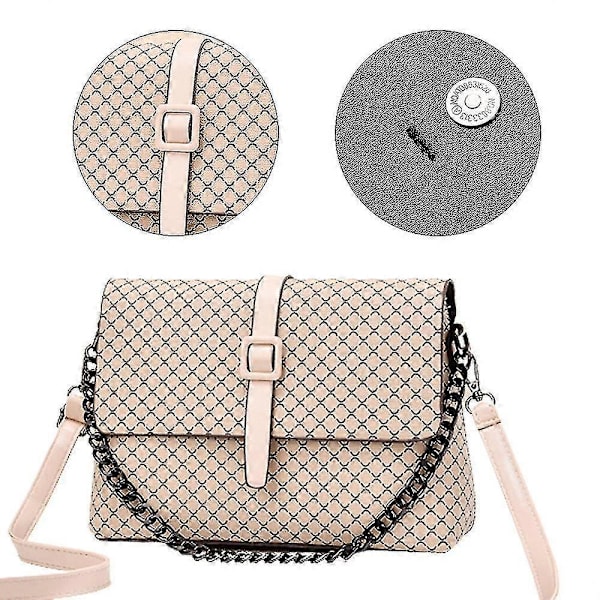 Söt Crossbody-väska Dam Axelväska - Messenger-väska Plånbok för Flickor grå