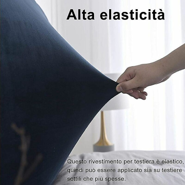 Elastisk sengegavlbeskyttelse for sengegavl -150 cm - for sengegavl 140-170 cm