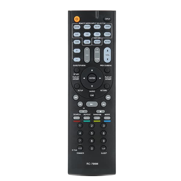 Premium ABS Fjernkontroll Erstatningsdel Passer for Onkyo RC-799M