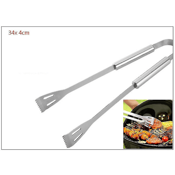 BBQ Redskap 3 delar Rostfritt Stål BBQ Redskap Kit