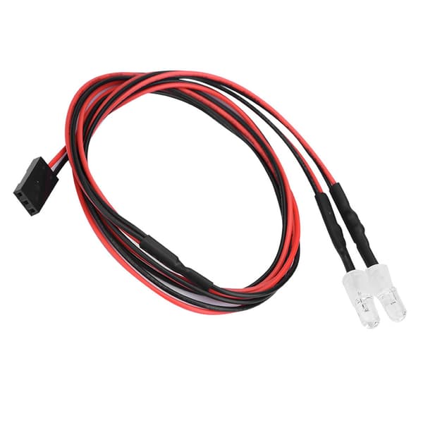 2 STK 5 mm frontlykter RC-tilbehør LED-lys for 1/10 modell driftbil (9# hvitt lys)