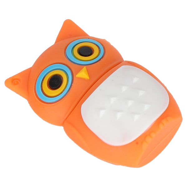 Cartoon U-skiva Orange Owl Utseende Hög hastighet Bulk Storage Flash-enhet Minnesenhet 16 GB