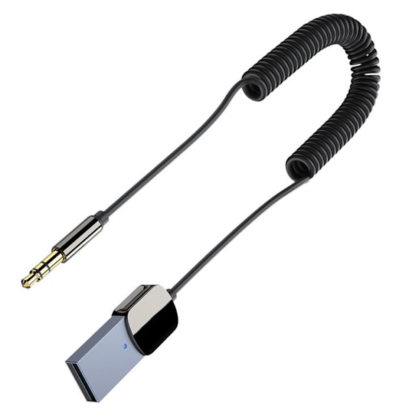 Bluetooth 5.0-mottaker med mikrofon, automatisk tilkobling, håndfri samtale, Bluetooth-sendermottaker for bil