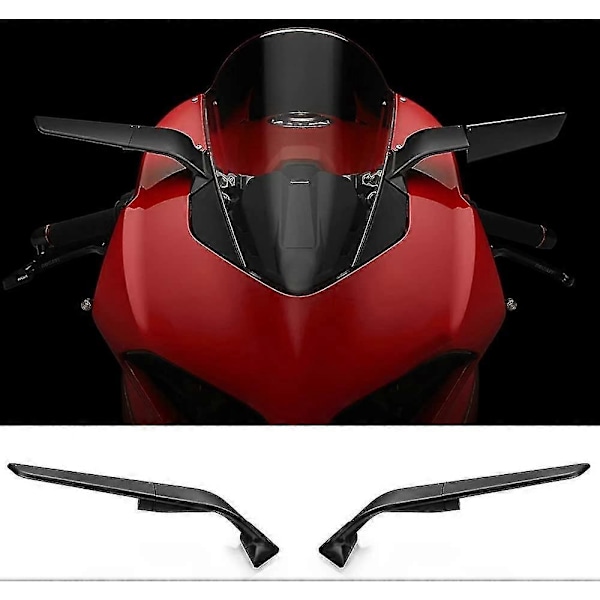 Ducati Panigale V2 V4 959 1299 Motorcykel Sidospeglar - Justerbara Roterande Vindvinge Backspeglar