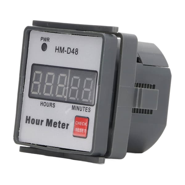 Timetæller Digital Display Timer ABS Måler 0‑999,99 Timer Timing Værktøj AC 220‑240V