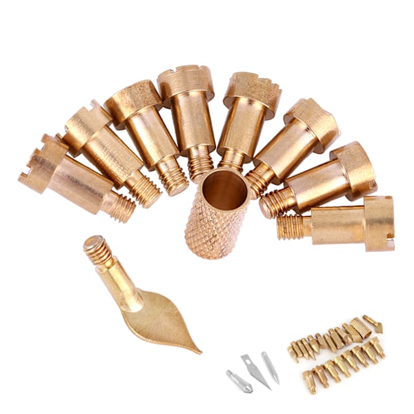 23PCS Craft vedeldande pennspetsar Stencillödning Pyrography Working Carving