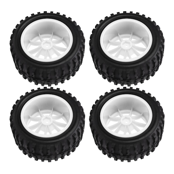 4 kpl RC-renkaat 1/10 RC-auto RC-rengas RC-lisävarusteet HSP 94111 94188 94108 Blanc