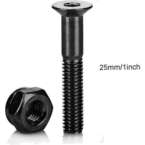 Skateboard Riser Pads Skateboard Riser Pad Skruesæt Monterings Udskiftnings Hardware Møtrikker Bolte Sæt Til Longboards Scootere Cruisere Glod 1 sæt Zekai