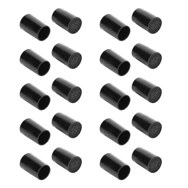 10 par højhælede spidshætter sort CPU polyurethan sko reparationssæt indvendig diameter 10 mm