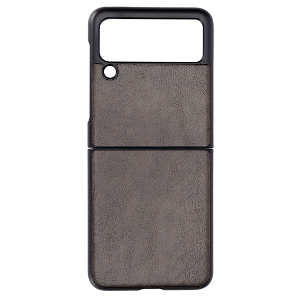 Fodral i äkta läder med militärgrön struktur för Samsung Galaxy Z Flip 3