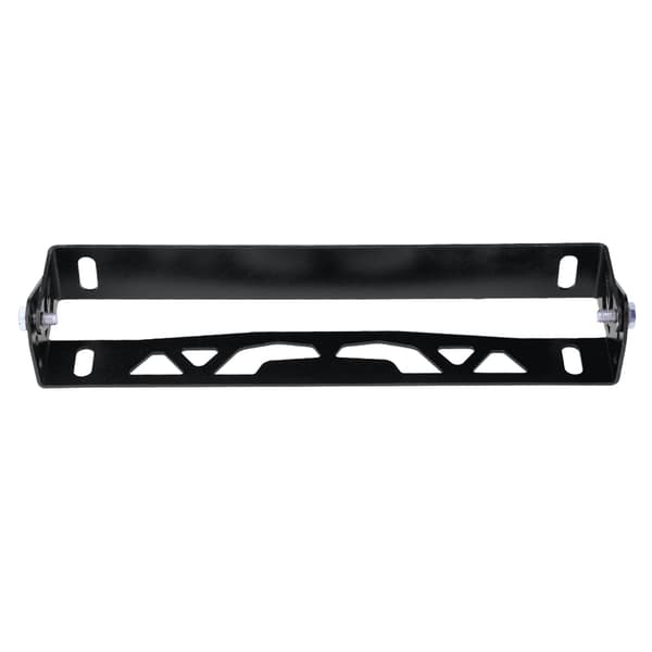 Universal Bil Styling Aluminium Nummerpladeramme Justerbar Racing Nummerpladeholder Sort