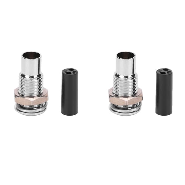 20 stk. LED-holder Bezel Mount Messing Lysdiode Flad Metalbase Industriel Kontrol 3 mm