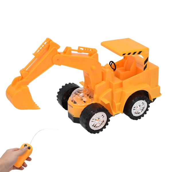 RC Grävmaskin Leksak Fjärrkontroll Engineering Konstruktion Lastbil Fordon Leksak för Barn