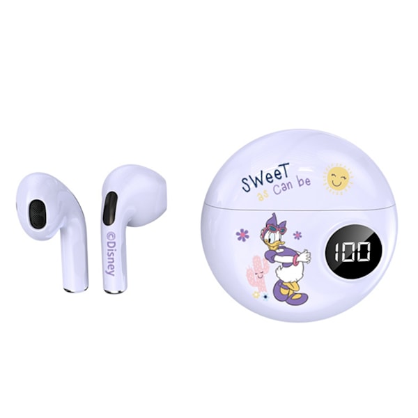 Trådlösa öronsnäckor Universal HiFi Stereo Sound Noise Cancelling Innovativa Graffiti Bluetooth-hörlurar Daisy