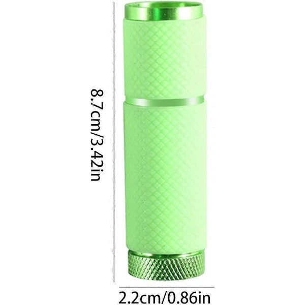 Mini Negletørrer Lommelygte, Mini Negletørrer Lampe, UV Gel Hærdningslampe (Intet Grønt Batteri)