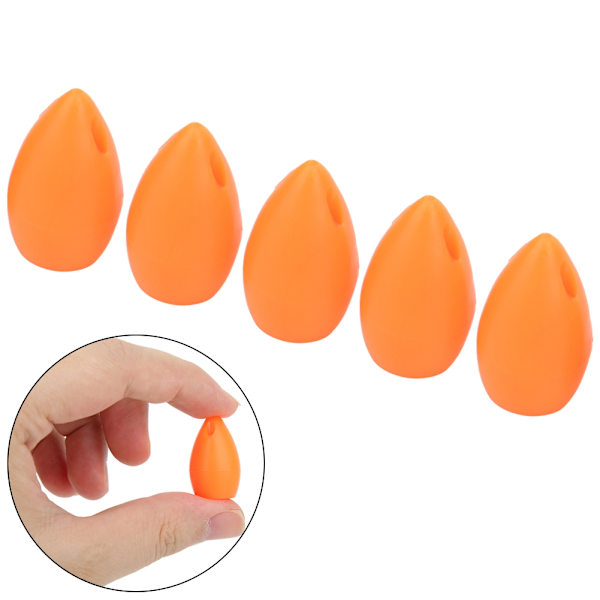 50 stk oransje flytende vann langskudds hjelpemiddel fly krok lokkekaster fiskeutstyr oransje