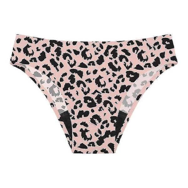 Leopard Bikini Menstruationsbyxor - Snabb absorption och läckagesäker l rosa leopard