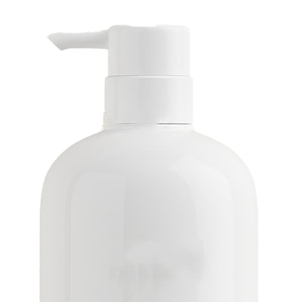 Schampodispenser Flaska Plast 500ml Stor Kapacitet Heminredning med Pump för Badrum Vit