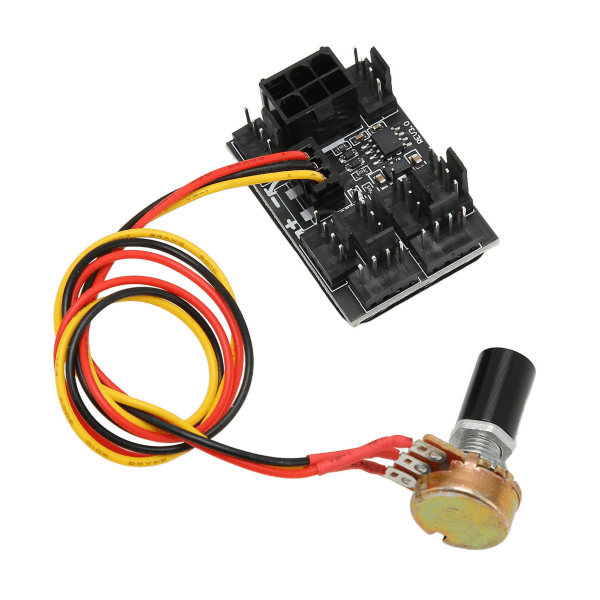 PWM Fan Hub DC 12V 8 Channel Flexibility Fläkt Power Hub Kylfläkt Hastighetskontroll för PC