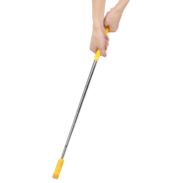 27 tuuman Mini Two Way Golf Putter Sisäharjoittelu Pehmeä Kumipää Putter Lapsille Keltainen