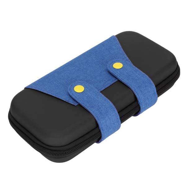 Til Switch Lite Bæretaske EVA Rejsebæretaske til Spillekonsol Tilbehør med Dobbelt Lynlåsrum Sort Blå Til Switch Lite