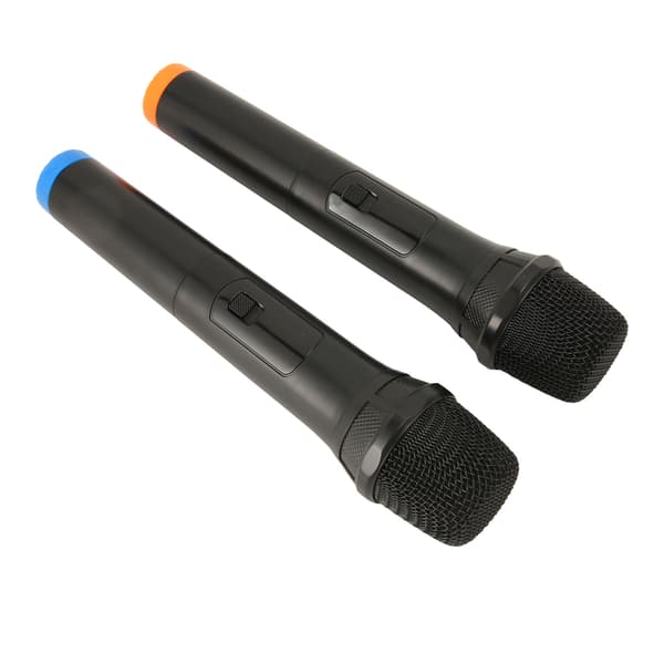 2 stk Trådløs Mikrofon USB Dynamisk Trådløs Mikrofon Bærbar Håndholdt Mikrofon for Karaoke Sang Presentasjon