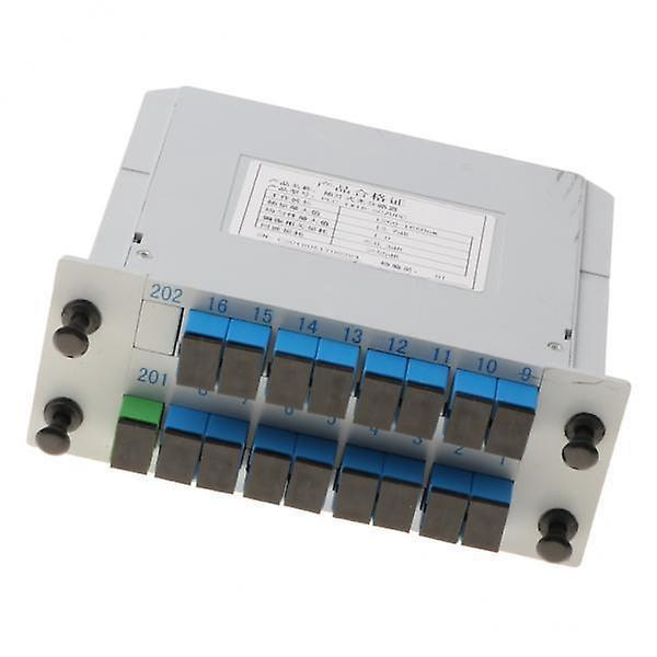 2 x 1 till 16 SC/UPC Insatt PLC Fiber Optisk Splitter FTTH Fiber Splitter-
