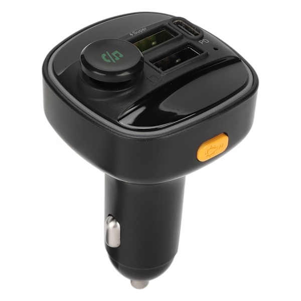 Bluetooth bilmusikadapter oplader farverige lys spændingsdetektering automatisk slukning hukommelsesfunktion billader C22