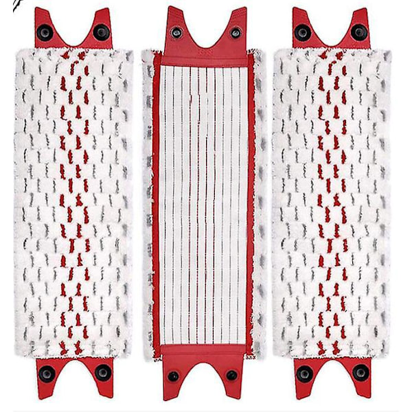 3 kpl Kestävät Mikrokuituiset Vaihtomoppipäät Vileda UltraMax -moppiin, 36*14cm