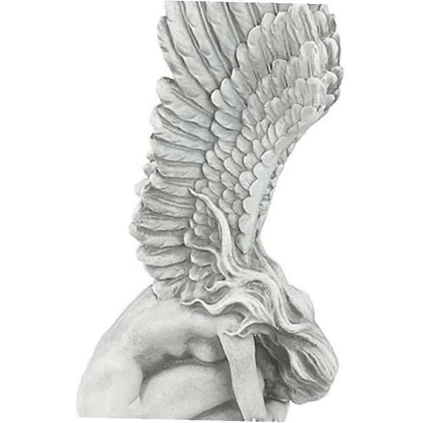 Engel Statue Ornament Forløsningsengel Skulptur Kunst Engel Vinger Statue Resin Display