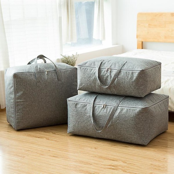 Grå Vanntett Dyne Oppbevaringspose - 60 x 50 x 28 cm Robust