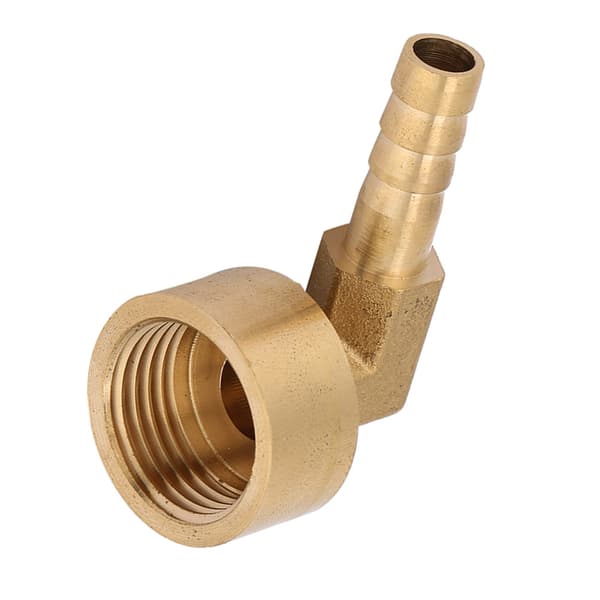 G1/2 Naaraspuolinen kierre Messinki Kulmaliitin Letkuliitin Liitosadapteri (8mm)