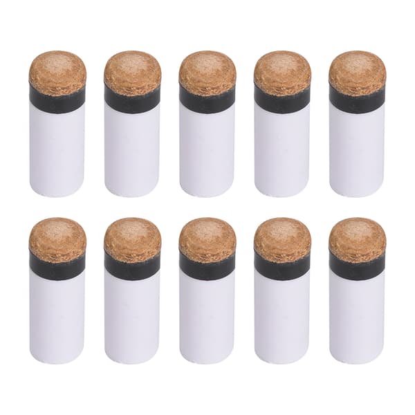 10 stk. Snooker Pool Kø Pole Tip Billard Stang Udskiftningsdele Reparationsværktøj Tilbehør 12 mm