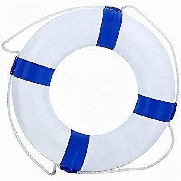 Skumringboj - 18 tum i diameter - Säkerhetsanordning för pool, sjö, båt, hav, flod - Barnvänlig