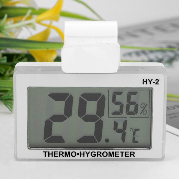 Digitalt termometer temperatur fuktighetsmåler for akvarium hjemme innendørs utendørs bruk