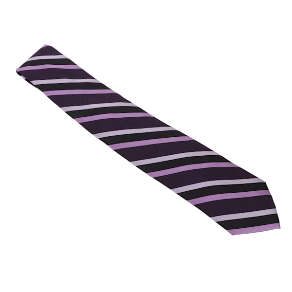 Herre slips med stribet design i polyester silke til forretnings- og fritidsstil, længde 146 cm, bredde 8 cm, slips til bryllupper og møder TT-05