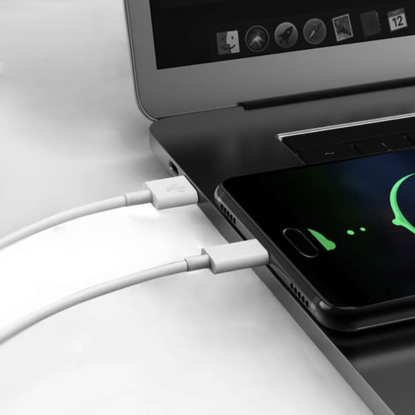 Valkoinen 1 m datakaapeli 5A Type C -pikalatauskaapeli Androidille Huaweille Honorille Xiaomille