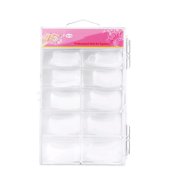 100 st Transparent Nail Form Quick Building Gel Form Tips Nagelförlängning gör-det-själv manikyrverktyg